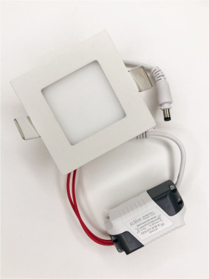 102SQ-6W-3000K-Wh Cветильник светодиодный встраиваемый