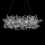 10101/600 Chrome Подвесная люстра LOFT IT Spark