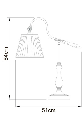 Декоративная настольная лампа Arte Lamp SEVILLE