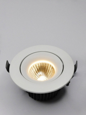 006R-7W-3000K-Wh Светильник светодиодный встраиваемый белый от интернет магазина Elvan.ru