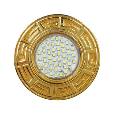 16226-MR16-5.3-Amb-Gl Светильник точечный янтарный-золотой от интернет магазина Elvan.ru
