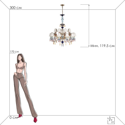 10203/12+8 Mult Подвесной светильник LOFT IT Grace