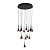 4292-16P, подвесная люстра, D600xH1500/1770, 16xLEDx4W, 6400LM, 4000K, included