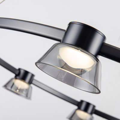 4247-9P, подвесная люстра, D800xH1200/1500, 9xLEDx5.5W, 1080LM, 4000K, included