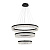 4187-3P, подвесная люстра, D800xH130/1400, LEDx45W + LEDx67W + LEDx91W, 9135LM, 3000-6000K, included, remote control