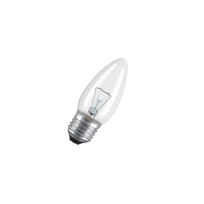 E27-40W230VCL(свеча прозрачная)-лампа OSRAM