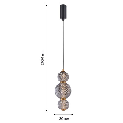 4611-1P, подвес, D130xH440/2050, LEDx7W, 910LM, 3000K, included