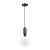 4668/1 PENDANT ODL20 471 черный/белый Подвес E27 1*40W (тип лампы СВЕЧА) 220V OKIA