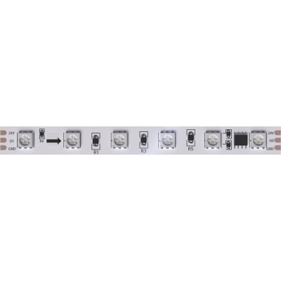 Светодиодная лента 24V 14,4W/m RGB 5м Arte Lamp SPI