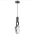 6695/5L MIDCENT ODL24 339 Подвесной светильник брашир. черный/металл/стекло IP20 LED 5W 200Лм 3000K LIA