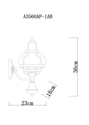 Бра Arte Lamp ARMSTRONG