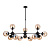 Люстра на штанге Arte Lamp BOLLA A1664SP-12BK
