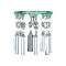 8340-GY-5.3-Si-Cl Светильник точечный серебряный от интернет магазина Elvan.ru