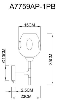 Бра Arte Lamp YUKA