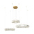 10135/3 Gold Подвесной светильник LOFT IT Crystal ring
