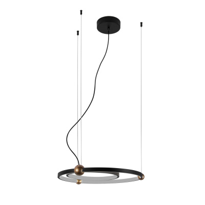 4569-1P, подвесная люстра, D500xH1600, LEDx40W, 2600LM, 4000K, included
