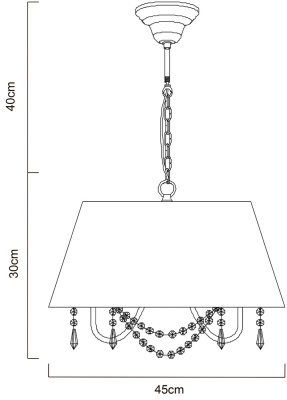 Подвесная люстра Arte Lamp ARMONICO