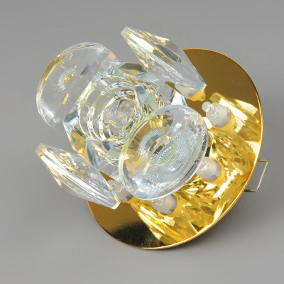 2007-GY-5.3-Gl Светильник точечный золотой от интернет магазина Elvan.ru