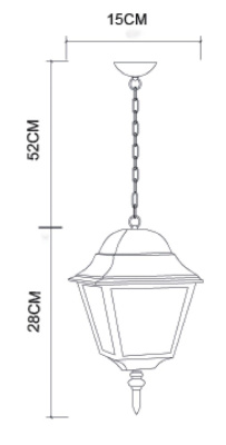 Уличный подвесной светильник Arte Lamp BREMEN