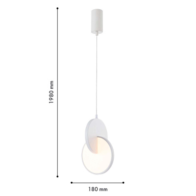 4610-1P, подвес, L180xW170xH405/1980, LEDx7W, 910LM, 3000K, included