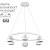 8254/6 COMFI LN25 204 белый, металл Светильник подвесной LED GX53 6*7W 220V LUAZANA