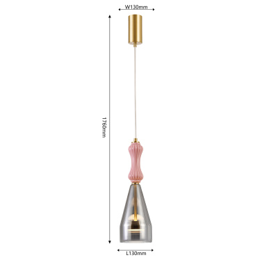 4466-1P, подвес, D130xH710/1800, LEDx9W, 1030LM, 4000K, included