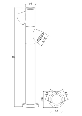 Ландшафтный светильник Arte Lamp BROOKLYN