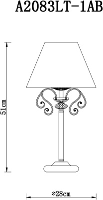 Декоративная настольная лампа Arte Lamp CHARM