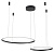 Светильник ZORTES RINGOLIGHT ZRS.33321.63F, Мощность - 63Вт, Тип лампы: LED, В - 1500мм / Ш - ø400/ø600мм