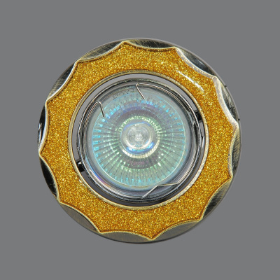 16-MR16-5.3-Yl-Ch Светильник точечный желтый-хром от интернет магазина Elvan.ru