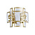 Настенный светильник Arte Lamp BLAKE A4087AP-2SG