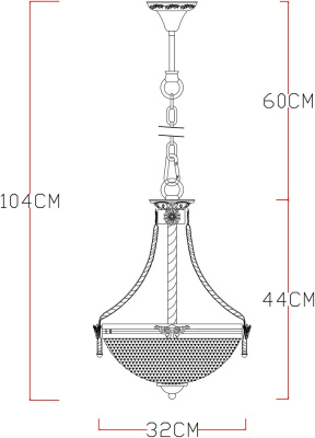 Подвесная люстра Arte Lamp FEDELTA