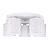 Потолочная люстра Arte Lamp TRAFORATO A8349PL-5WH