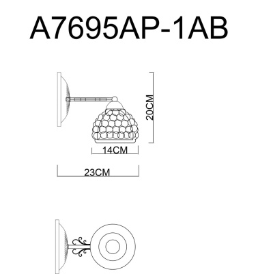 Бра Arte Lamp MALINA