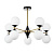Люстра на штанге Arte Lamp MIMOSA A3649PL-10PB