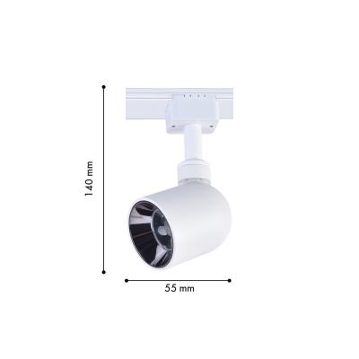 4233-1U, трековый светильник, D55xH140, LEDx8W, 42V, 600LM, 3000-6000K, CRI>90, included