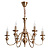 Подвесная люстра Arte Lamp PASSONI A6097LM-6PB