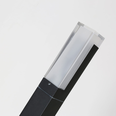 2861-1F, уличный светильник, L50xW50xH600, 1xLEDx7W, 560LM, 3000K, IP54, included