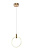 Светильник ZORTES RINGER ZRS.57792.17, Мощность - 17Вт, Тип лампы: LED, В -1500мм/750мм / Ш - ø200мм