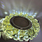 VP0105WH Светильник,желтый,литье+кристалл, лампа МР16+ LED, не поворотный от интернет магазина Elvan.ru