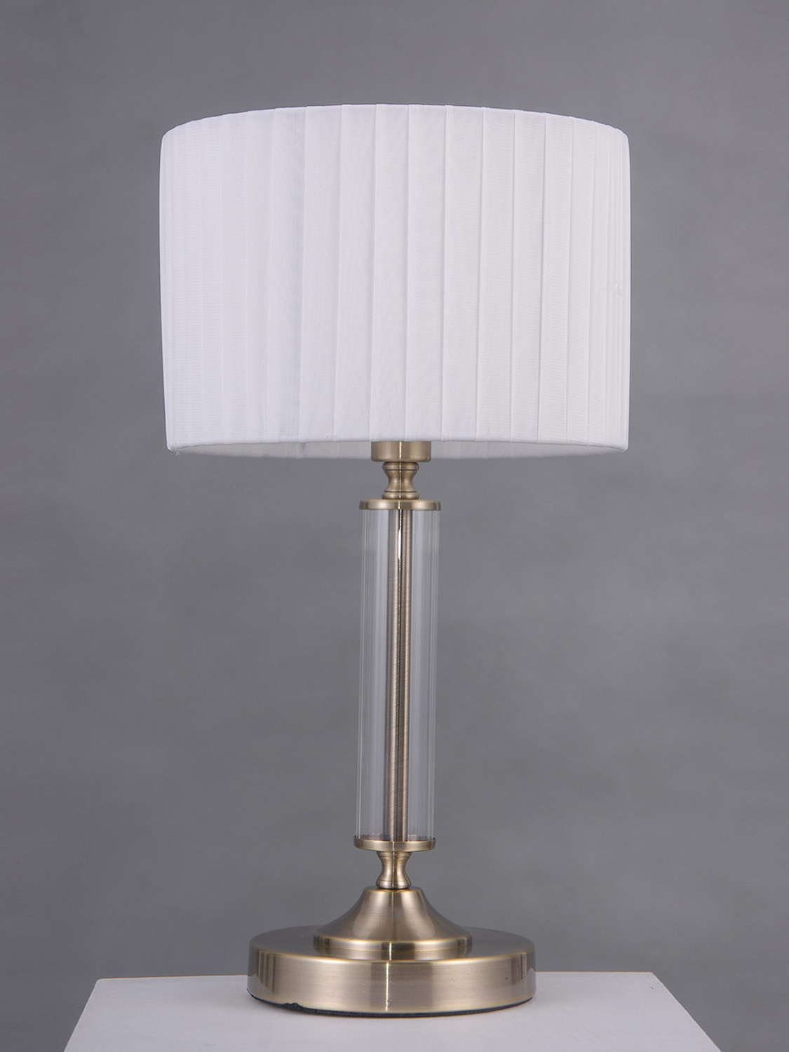 39464-1хE14-BrWh Лампа настольная бронза ELVAN от интернет магазина Elvan.ru