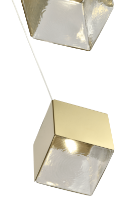 Люстра  подвесная ZORTES ICE CUBE ZRS.1005.05, Мощность - 50Вт , Тип лампы: G9, В -1800мм/650мм / Ш - 350мм