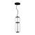 5409/20L HIGHTECH ODL_EX24 141 черный/прозрачный/металл/стекло/акрил Подвес LED 20W 3000K 1480Лм JAM