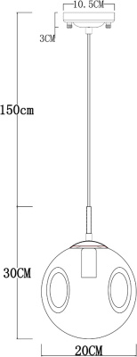 Подвесной светильник Arte Lamp TUREIS