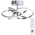 Потолочная люстра Arte Lamp ORBIT A9052PL-4CC