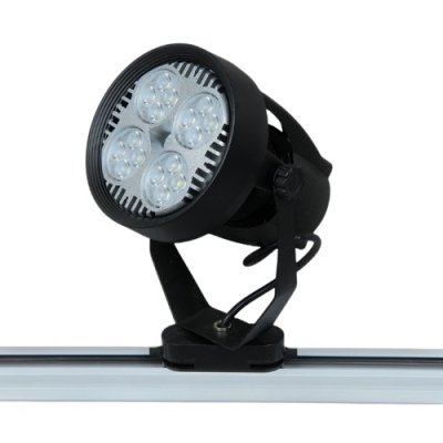 01-35W-6000K-Bk Светильник светодиодный трековый черный от интернет магазина Elvan.ru Элван