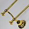 98813-600G Держатель полотенца 60см двойной золото ELVAN от интернет магазина Elvan.ru