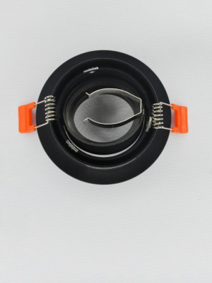 111R-1хMR16-5.3-Bk Светильник точечный черный от интернет магазина Elvan.ru