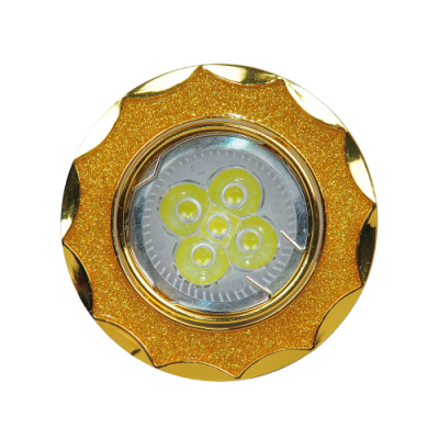 16-MR16-5.3-Yl-Gl Светильник точечный желтый-золотой от интернет магазина Elvan.ru