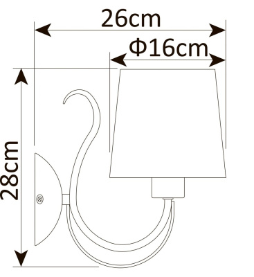 Бра Arte Lamp ORLEAN